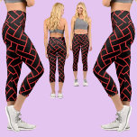 Leggings Capri Patrón abstracto colorido<br><div class="desc">Patrón Abstracto Colorido.</div>