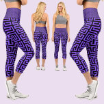 Leggings Capri Patrón abstracto colorido<br><div class="desc">Patrón Abstracto Colorido.</div>