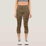 Leggings Capri Patrón animal de impresión leopardo<br><div class="desc">Las leggings capri de alto nivel y muy cómodas,  con una estampación de leopardo.  Perfecto para el gimnasio o simplemente para salir.</div>