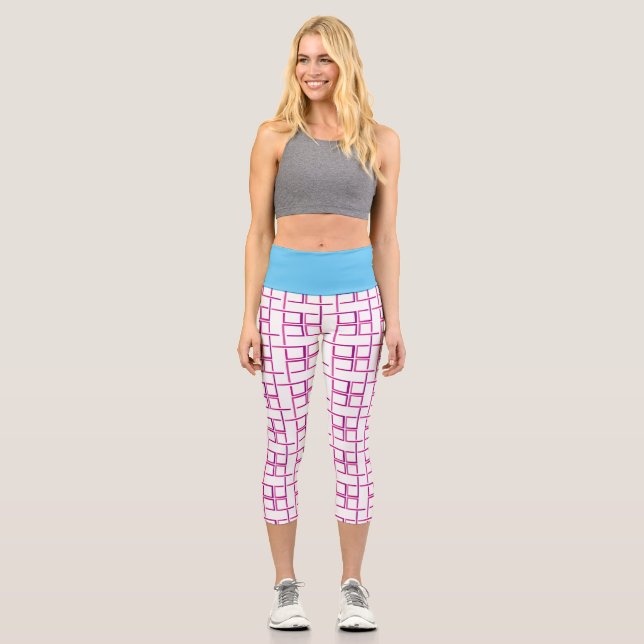 Leggings Capri Patrón Capris con alto rendimiento (Anverso)