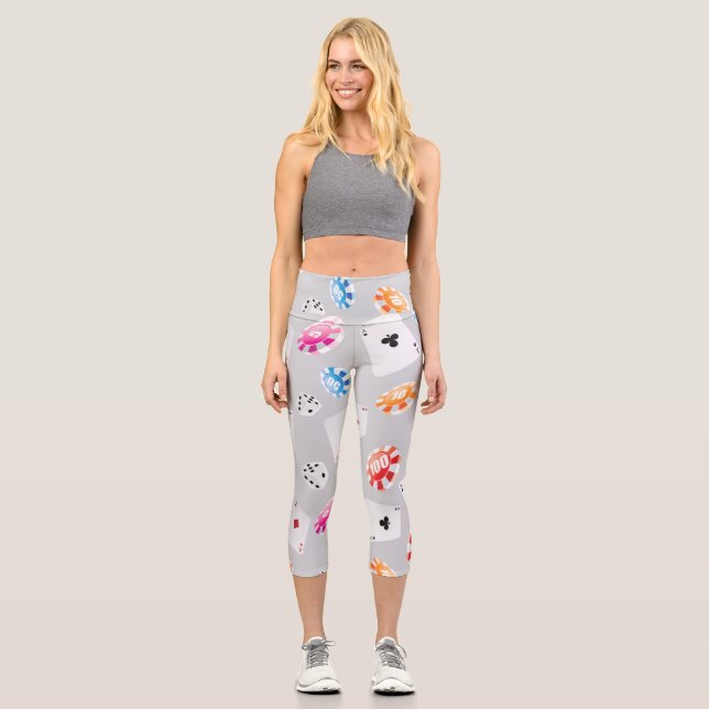 Leggings Capri Patrón de accesorios para juegos 8 (Anverso)
