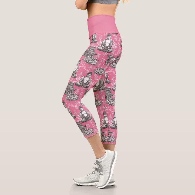 Leggings Capri Patrón de Buda (Izquierda)