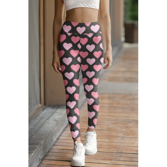 Leggings Capri Patrón de corazón de amor moderno (Subido por el creador)