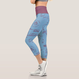 Leggings Capri Patrón de dibujo vintage QUIDDITCH™