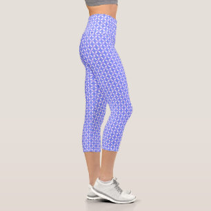 Leggings Capri Patrón de diseño floral