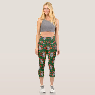 Leggings Capri Patrón de emociones de Buddy the Elf