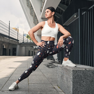 Leggings Capri Patrón de espacio