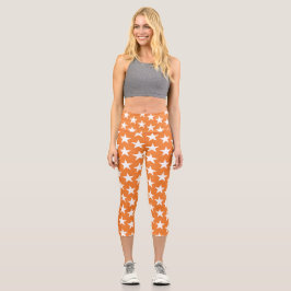 Leggings Capri Patrón de estrellas 23