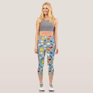 Leggings Capri Patrón de Halloween de Plaza Sésamo