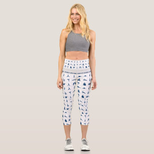 Leggings Capri Patrón de la cadera del yoga Capri