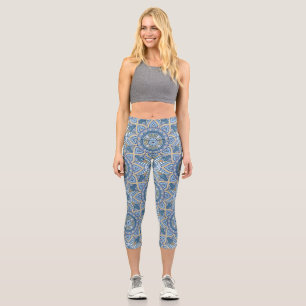 Leggings Capri Patrón de ornamentos 2