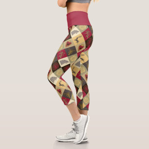 Leggings Capri Patrón de Sigil de Juego de Tronos