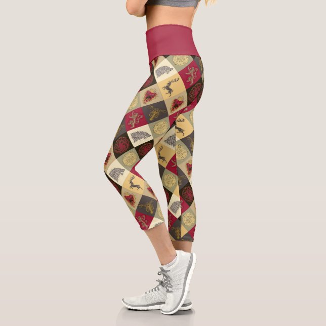 Leggings Capri Patrón de Sigil de Juego de Tronos (Izquierda)