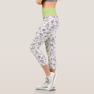 Leggings Capri Patrón de zumo de alcohol