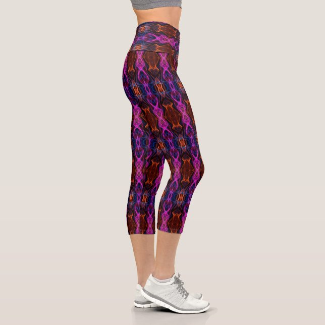 Leggings Capri Patrón digital multicolor (Derecha)