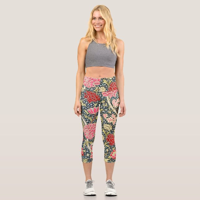 Leggings Capri Patrón famoso de Guillermo Morris (Anverso)