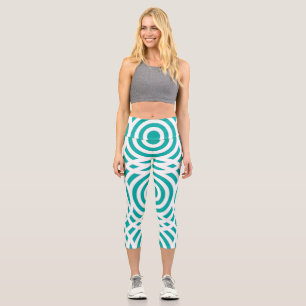 Leggings Capri Patrón geométrico 20