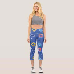 Leggings Capri Patrón geométrico 3
