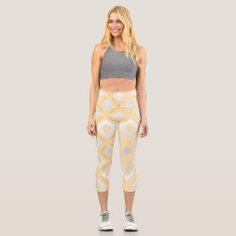 Leggings Capri Patrón geométrico de Kamelia 8