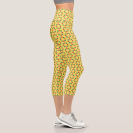 Leggings Capri Patrón giratorio
