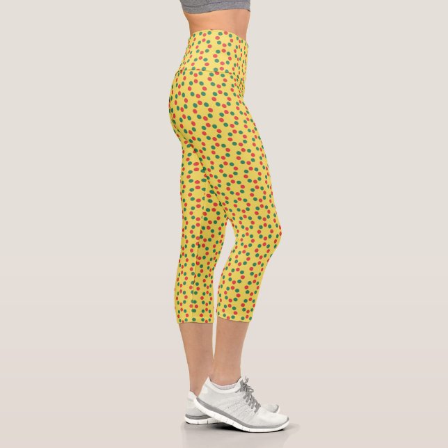 Leggings Capri Patrón giratorio (Derecha)
