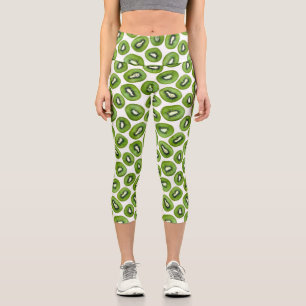 Leggings Capri Patrón Kiwi