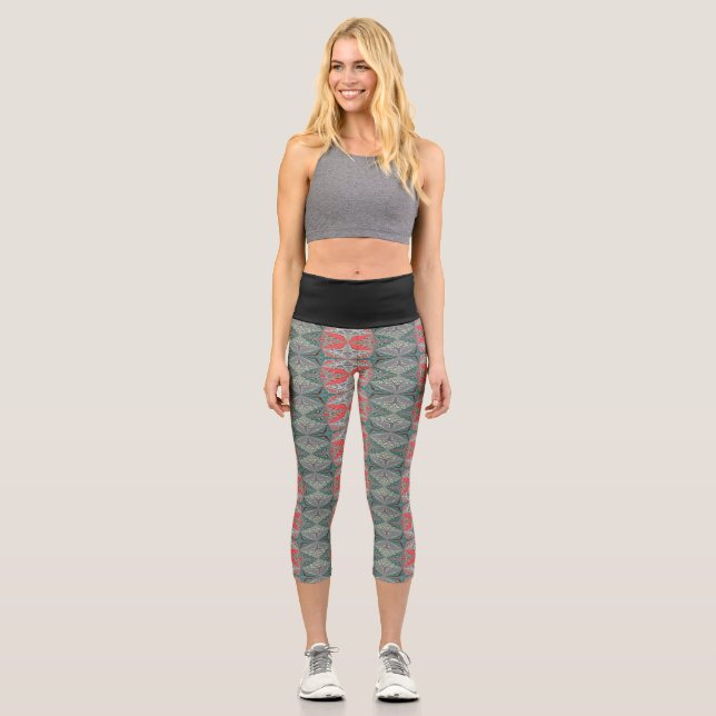 Leggings Capri Patrón mágico de Kalider (Anverso)