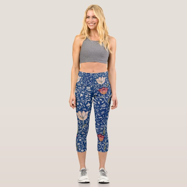 Leggings Capri Patrón Medway de William Morris (Anverso)