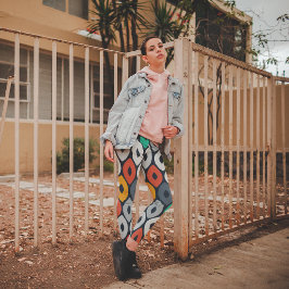 Leggings Capri Patrón Ogee