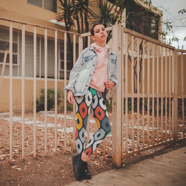 Leggings Capri Patrón Ogee (Subido por el creador)