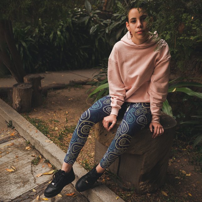 Leggings Capri Patrón Paisley (Subido por el creador)