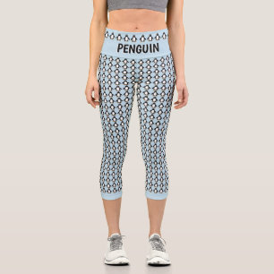 Leggings Capri Patrón pingüino