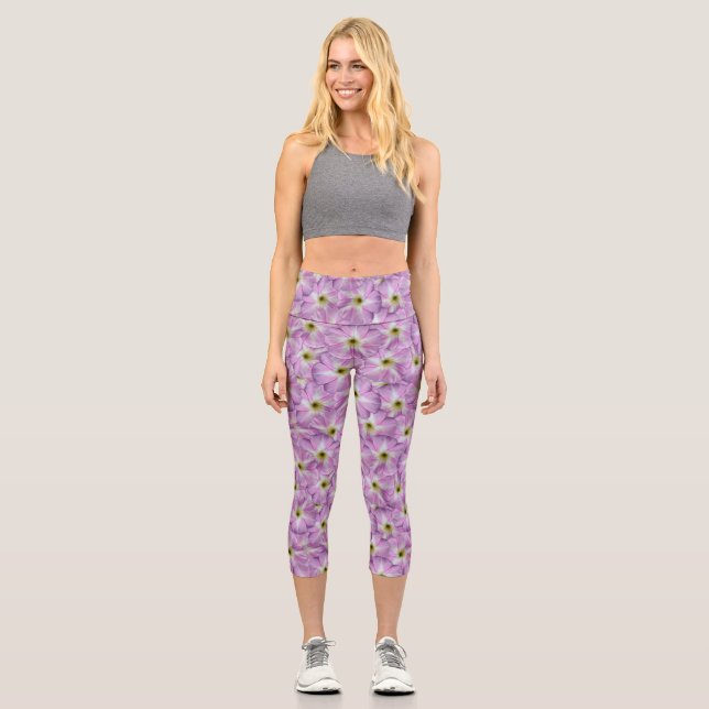 Leggings Capri Patrón sin foco (Anverso)