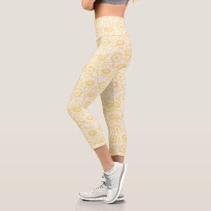 Leggings Capri Patrón Sunflower