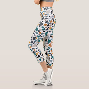 Leggings Capri Patrón Terrazo