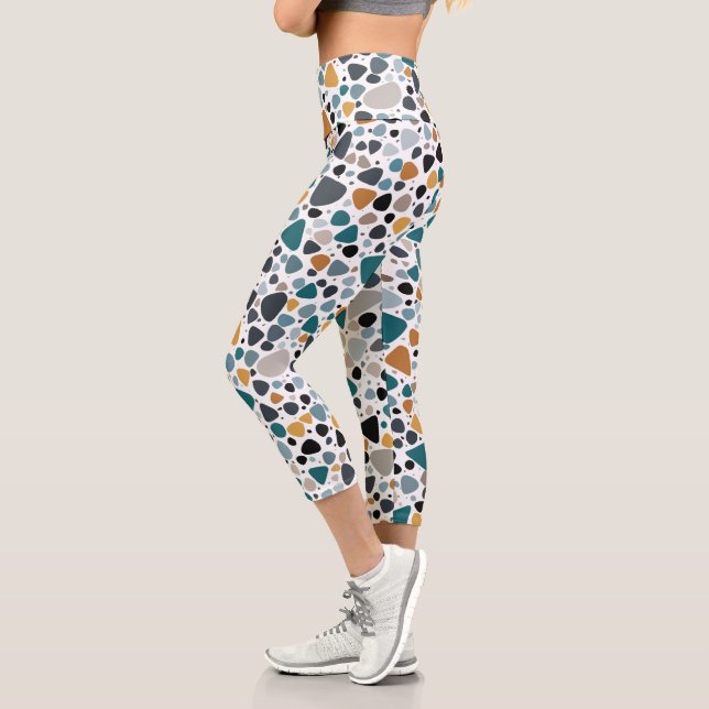 Leggings Capri Patrón Terrazo (Izquierda)