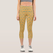 Patrón tribal moderno amarillo y azul
