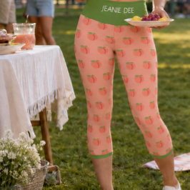 LEGGINGS CAPRI "PEACH TREE" DE JEANIE DEE, CINTURA ALTA PERSONALI