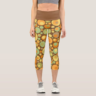 Leggings Capri Pebbles Dorados