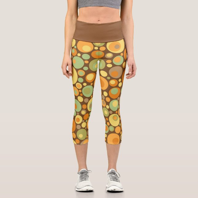Leggings Capri Pebbles Dorados (Anverso)
