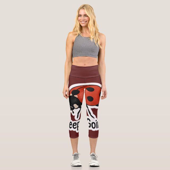 Leggings Capri Pegatina de motivación de fallo (Anverso)