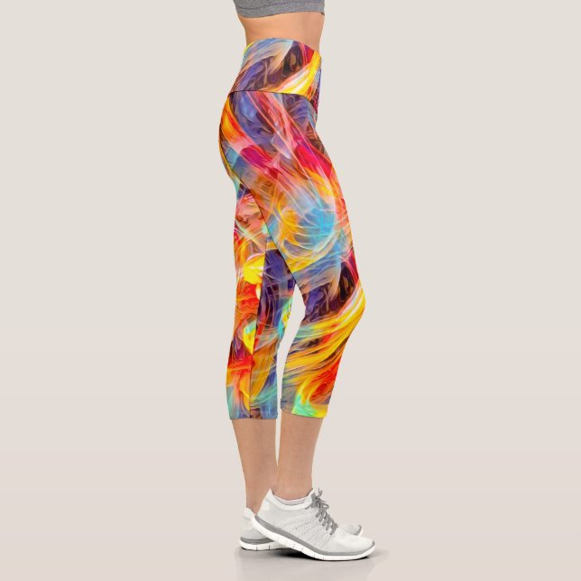 Leggings Capri Pensamientos Confusos (Derecha)