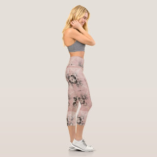 Leggings Capri Pensando en los torceduras de los pasteles con los