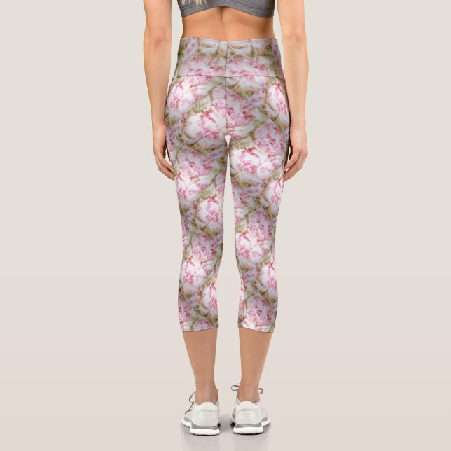 Leggings Capri Peony Bliss (Reverso )