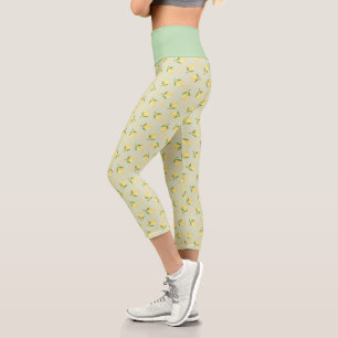 Leggings Capri Pequeño Limón Verde