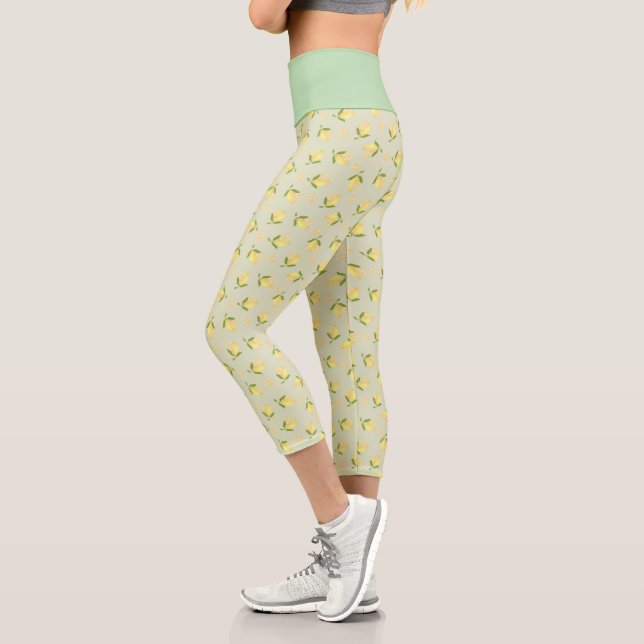 Leggings Capri Pequeño Limón Verde (Izquierda)