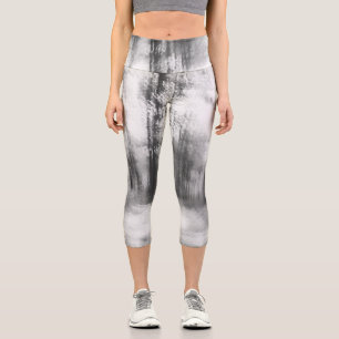 Leggings Capri Perdido en el bosque - fotografía abstracta de inf