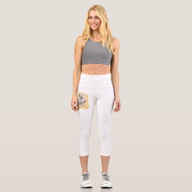 Leggings Capri Perro Feliz (Anverso)
