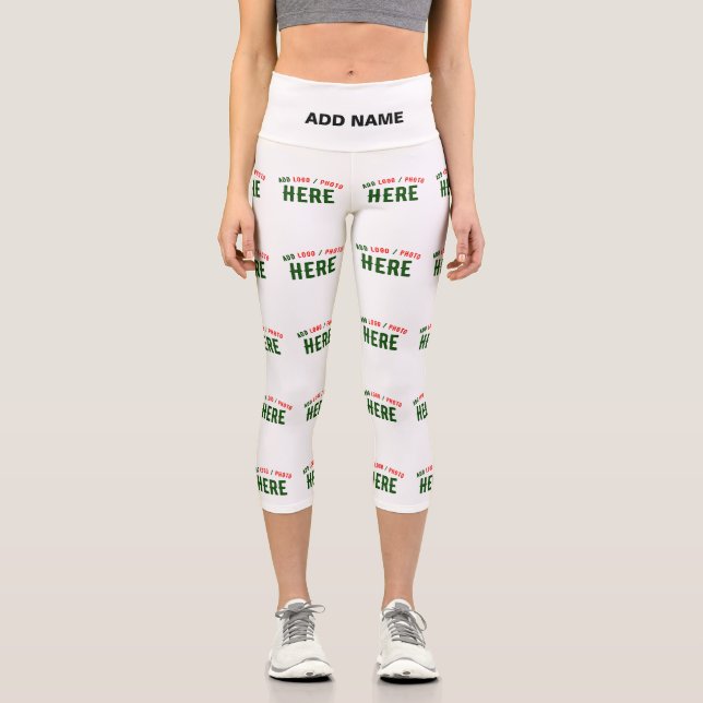 LEGGINGS CAPRI PERSONALIZABLE MODERNO ESTILO BLANCO VERIFICADO MA (Anverso)