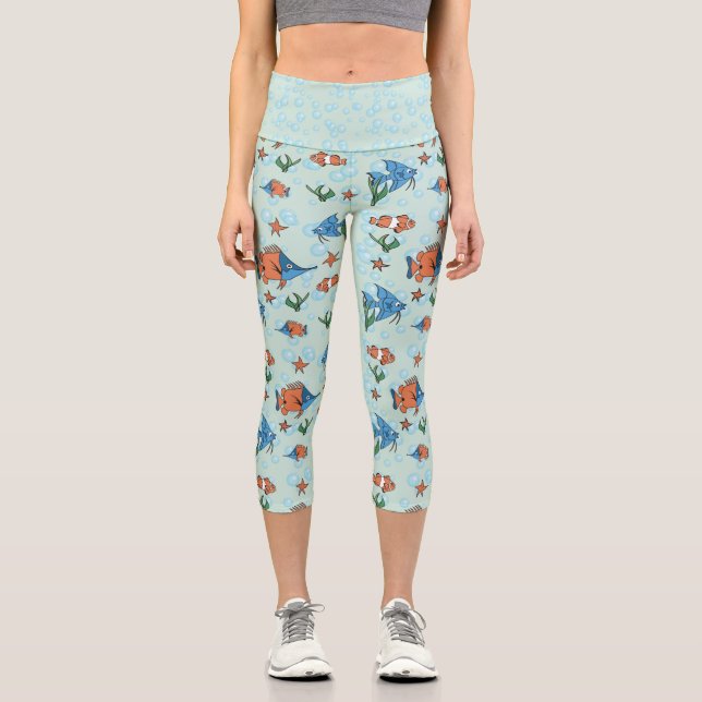 Leggings Capri Personalizado Cute (Anverso)